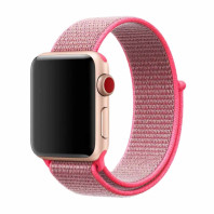 Ремешок Nylon loop для Apple Watch 38/40/41mm Hot pink